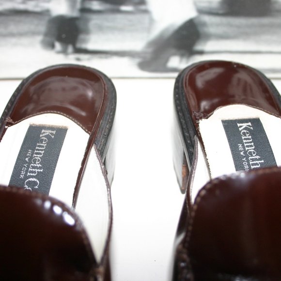 KENNETH COLE of New York Loafer/Slide Brown/Cordovan Color 8B Made in Brazil - Picture 11 of 15
